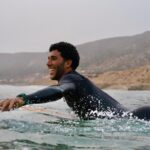 surf instructor from surf house desert point