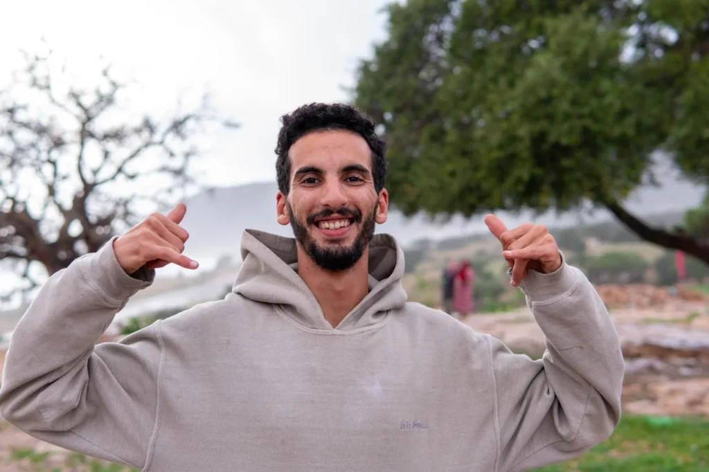 Zakaria, driver at Desert Point Surf House in Moknari, Morocco