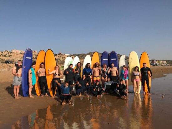 Surf camp in Moknari, Morocco