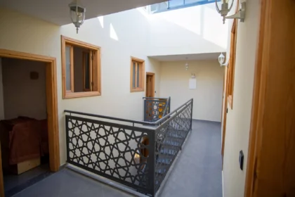 Shared spaces in Desert Point Surf House Shared spaces in Desert Point Surf House